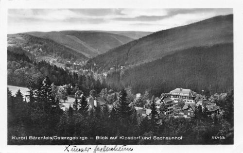 Bärenfels Blick auf Kipsdorf gl1957 300.314
