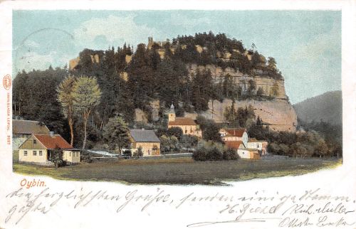 Oybin Panorama mit Berg gl1902 300.320