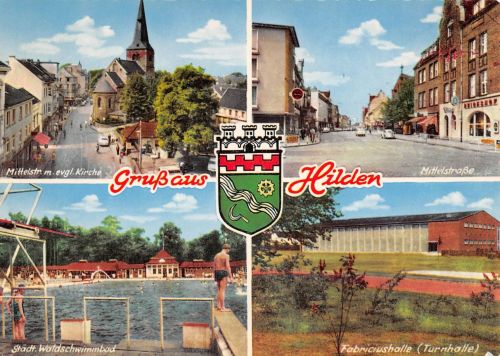 Hilden Mehrbildkarte gl1964 300.323
