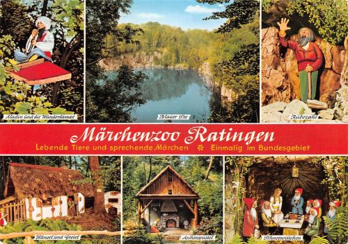 Ratingen Märchenzoo Mehrbildkarte ngl 300.327