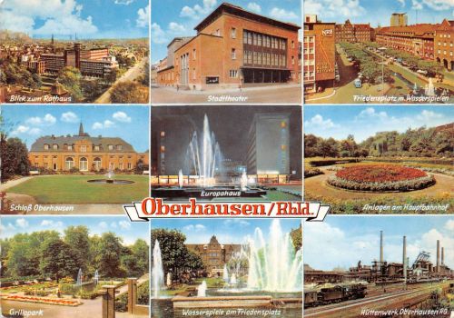 Oberhausen Mehrbildkarte ngl 300.429