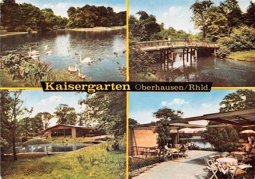 Oberhausen Kaisergarten Mehrbildkarte gl1972 300.430