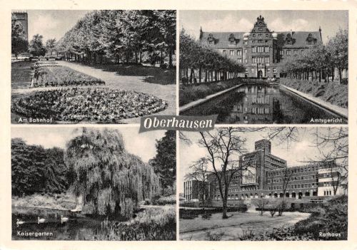 Oberhausen Mehrbildkarte gl1961 300.432