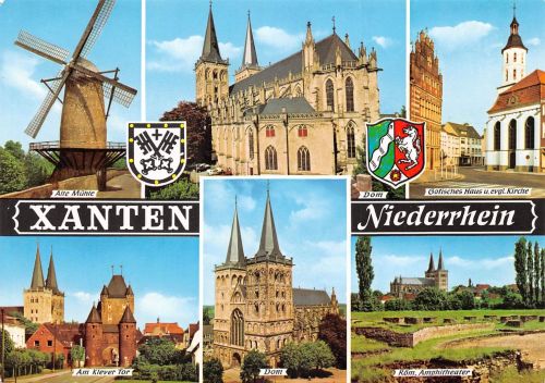 Xanten Mehrbildkarte ngl 300.439
