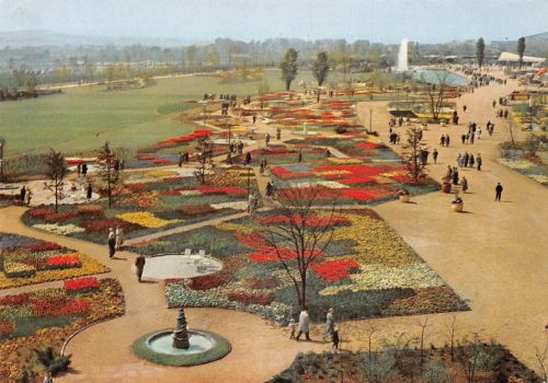 Dortmund Bundesgartenschau 1959: Großer Blumengarten ngl 300.532
