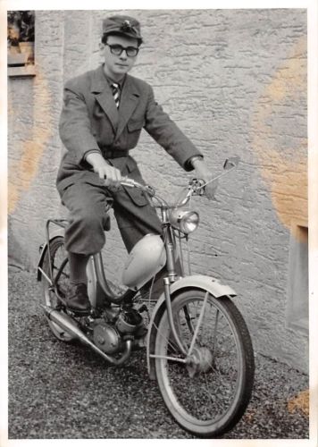 Motorrad FOTO Rückseitig datiert um 1950 ngl 300.551
