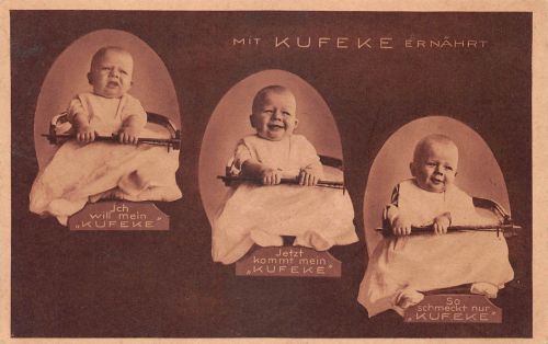 Reklame Kufeke Nahrung für Kinder und Erwachsende ngl 300.579