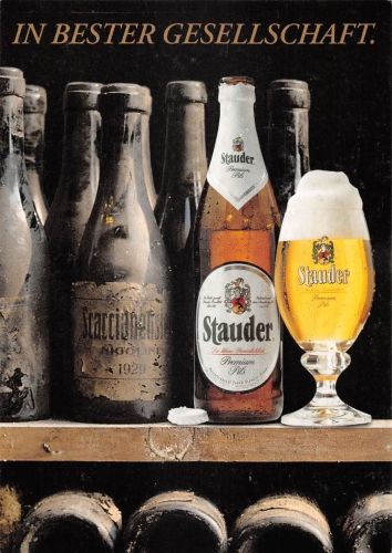 Reklame Stauder Bier ngl 300.581