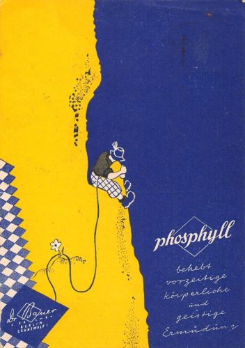 Reklame Phosphyll Arzneimittel gl1962 300.582