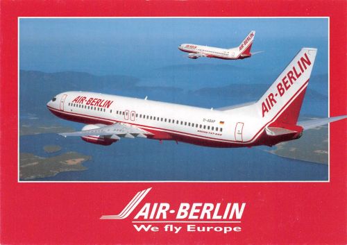 Luftfahrt Flugzeug Boeing-Jet 737-800 Air-Berlin ngl 300.588