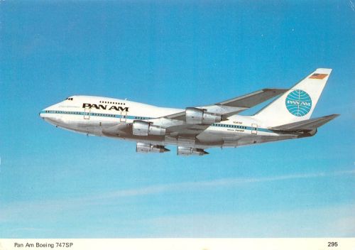 Luftfahrt Flugzeug Boeing 747 SP PAN AM ngl 300.590