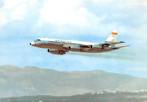 Luftfahrt Flugzeug Convair CV 990 A "Coronado" Spantax ngl 300.592