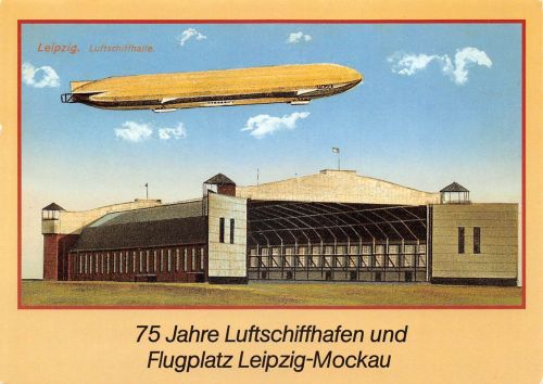 Luftfahrt Zeppelin 75 Jahre Luftschiffhaven Leipzig Reproduktion ngl 300.596