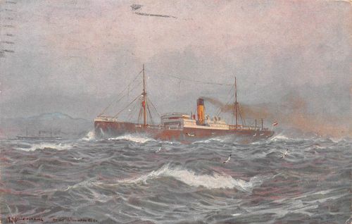 Seefahrt Roland-Linie A.G., Bremen Künstlerkarte gl1924 300.604