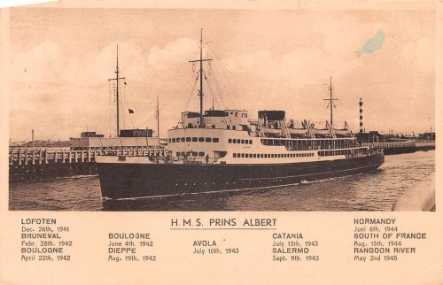 Seefahrt H.M.S. Prins Albert Belgien gl 300.605