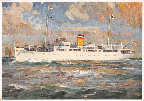 Seefahrt M. S. "Königin Luise" Künstlerkarte ngl 300.610