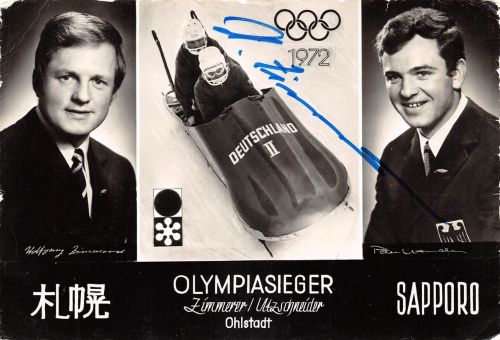 Sport/Autogramm Bob Olympiasieger Zimmerer/Utzschneider ngl 300.622
