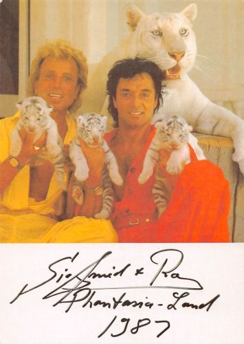 Autogramm Siegfried und Roy ngl 300.654