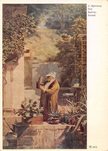 Künstler Carl Spitzweg Der Kaktusfreund ngl 300.666