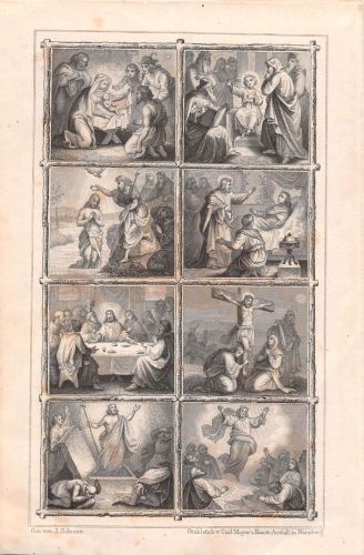 Religion Stahlstich von Carl Mayer, keine AK ngl 300.680