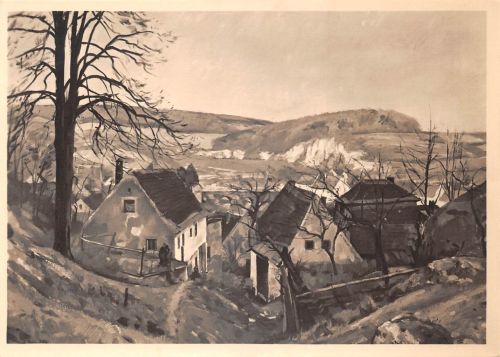 HDK 617 Erich Martin Müller Schwäb. Landschaft ngl 300.686