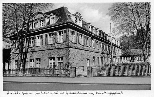 Bad Orb Kinderheilanstalt Verwaltungsgebäude ngl 300.714