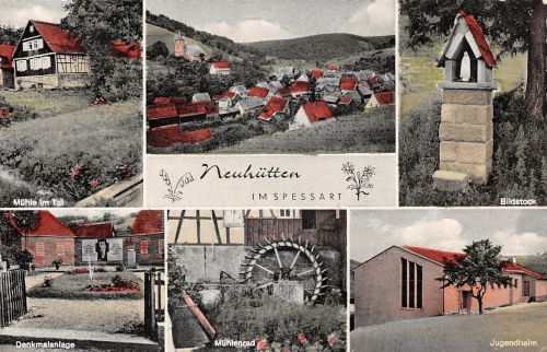 Neuhütten im Spessart Mehrbildkarte ngl 300.761