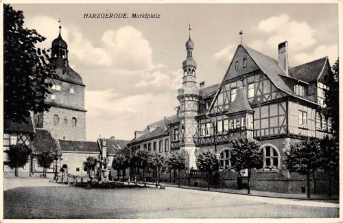 Harzgerode Marktplatz ngl 300.795