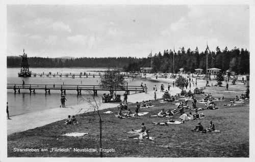 Neustädtel Strandleben am Filzteich gl1935 300.825