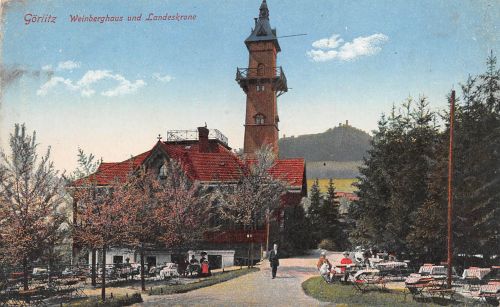 Görlitz Weinberghaus und Landeskrone ngl 300.830