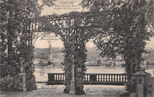 Coblenz a.Rh. Blick auf Pfaffendorf gl1914 300.846