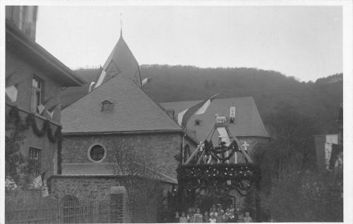 Nievern (Lahn) Erweiterungsbau Kirche Fotokarte ngl 300.853