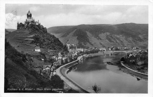 Kochem an der Mosel v. Haus Krain gesehen gl 300.872