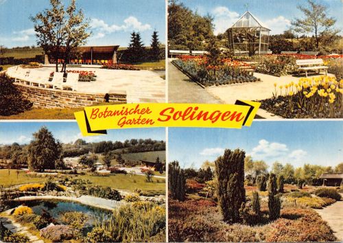 Solingen Botanischer Garten Mehrbildkarte gl1967 300.925