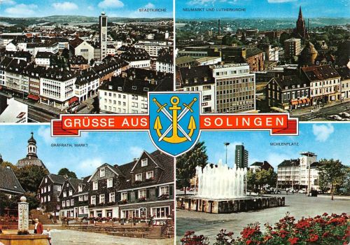 Solingen Mehrbildkarte gl1985 300.928