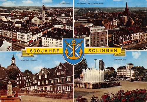 Solingen Mehrbildkarte gl1975 300.929
