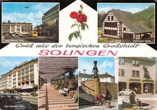 Solingen Mehrbildkarte gl1972 300.930