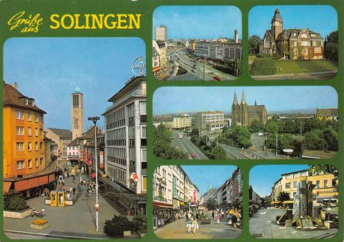 Solingen Mehrbildkarte gl1980 300.931