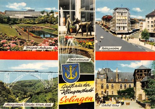 Solingen Mehrbildkarte ngl 300.933