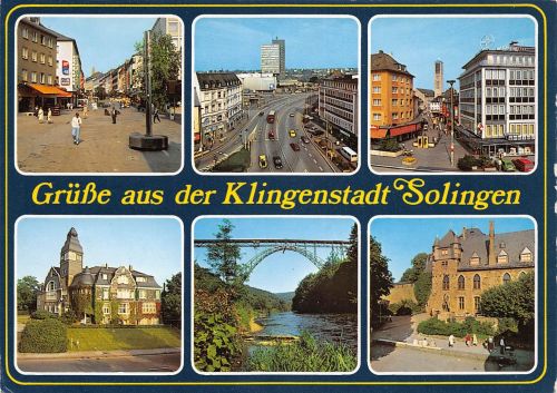 Solingen Mehrbildkarte ngl 300.934