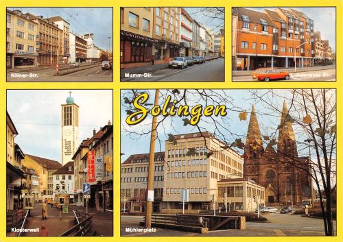 Solingen Mehrbildkarte ngl 300.936