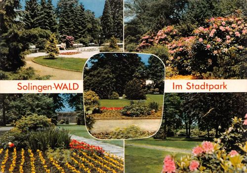 Solingen-Wald Stadtpark Mehrbildkarte gl1974 300.951