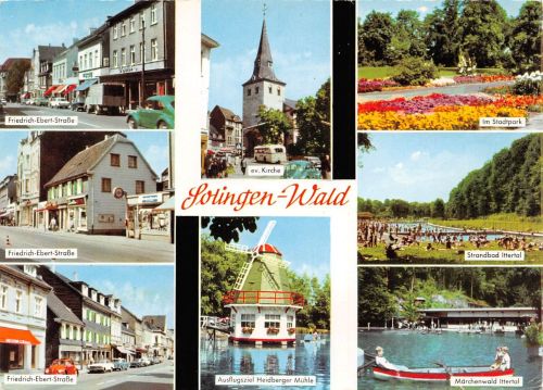 Solingen-Wald Mehrbildkarte gl1975 300.953