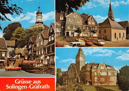 Solingen-Gräfrath Mehrbildkarte gl1991 300.954