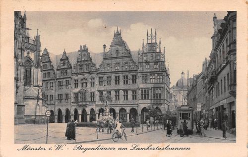 Münster (Westfalen) Bogenhäuser gl1938 301.071