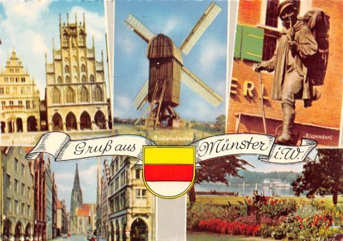 Münster (Westfalen) Mehrbildkarte gl 301.075