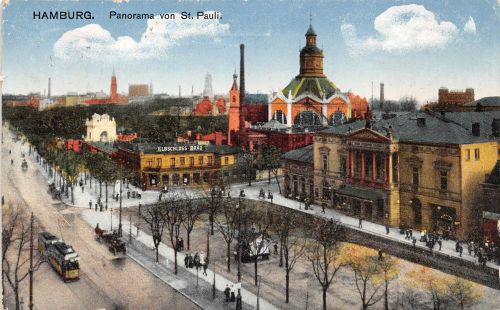 Hamburg-St. Pauli Panorama gl1927 301.113