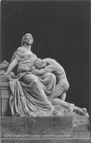Italien Roma Gruppo del Monumento a Goethe ngl 301.132