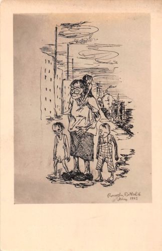 Motiv Künstler Roswitha Dittald Zeichnung 1933 ngl 301.144