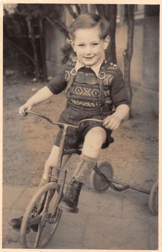 Motiv Spielzeug Dreirad Kind Fotokarte ngl 301.171